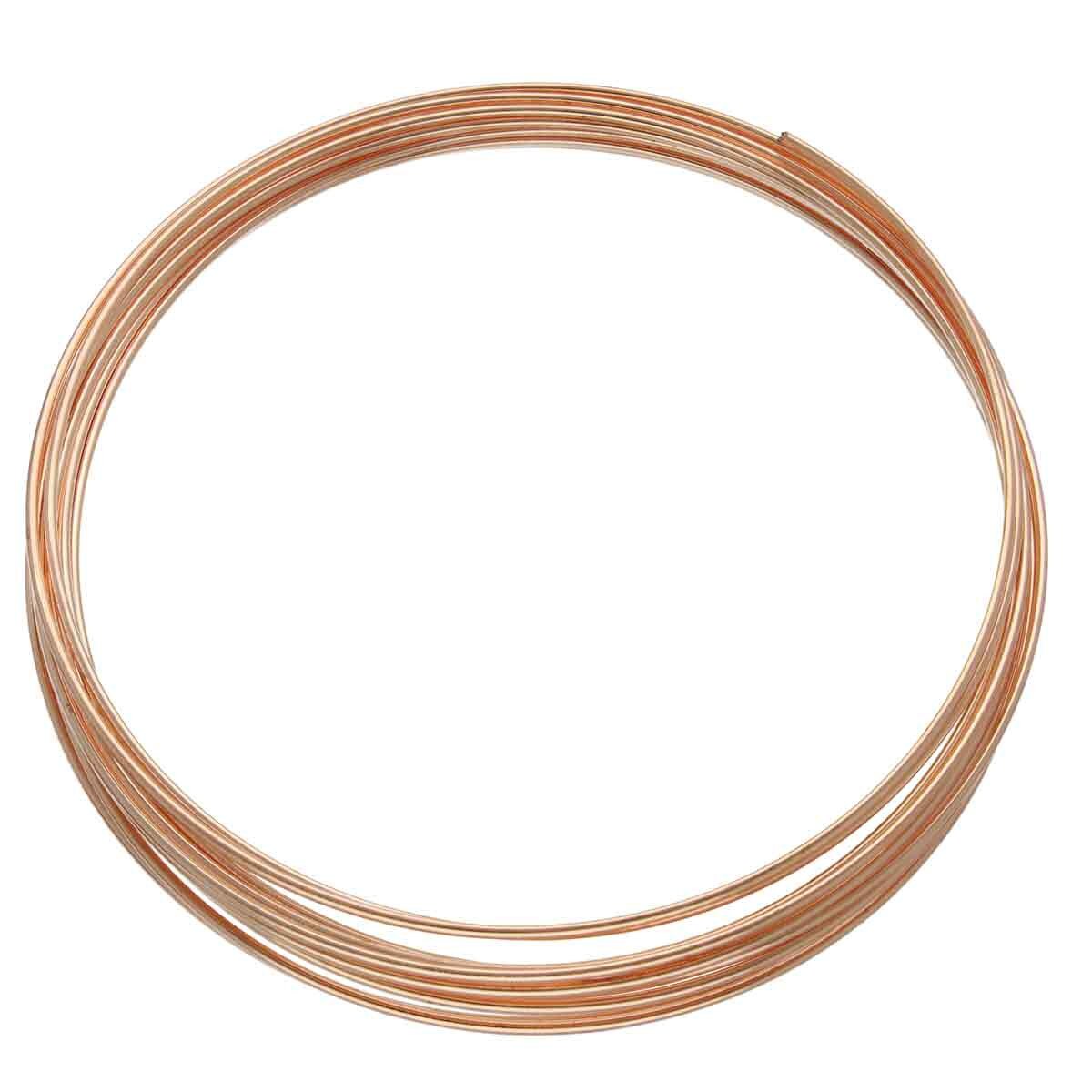 BeadSmith Copper Plated Steel Bracelet Memory Wire, 2 inch, 12 Loops