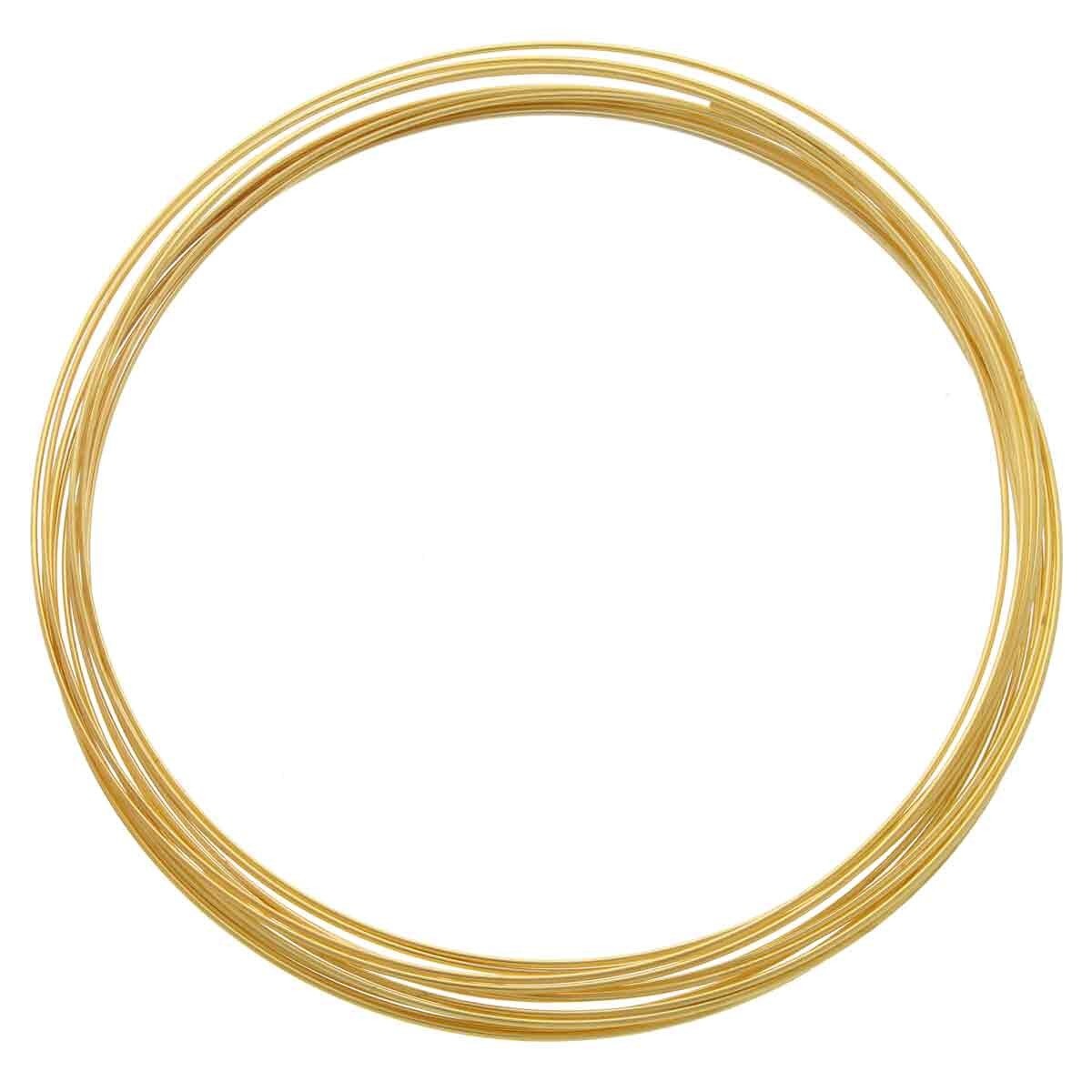 Bead Smith Gold Plated Necklace Memory Wire 3.6", 12 Loops