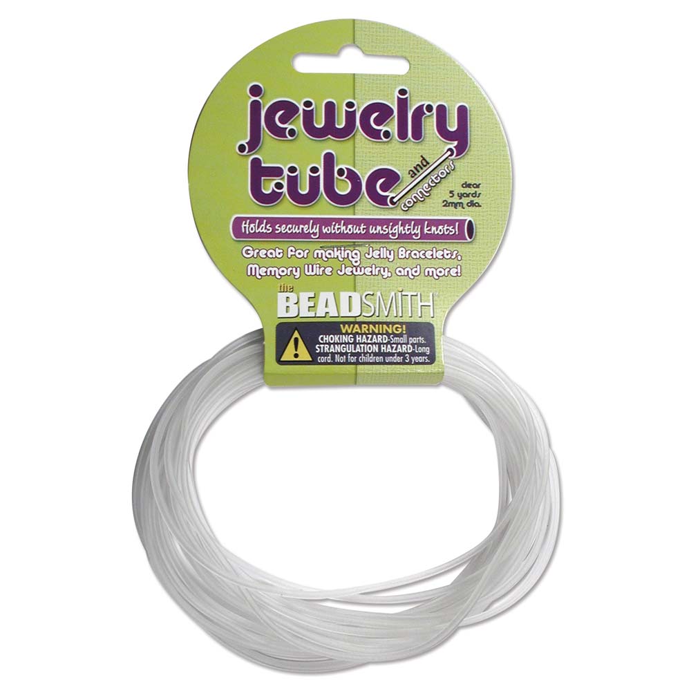 Hollow Rubber Tube Cord 2mm for Memory Wire - 5 Yards