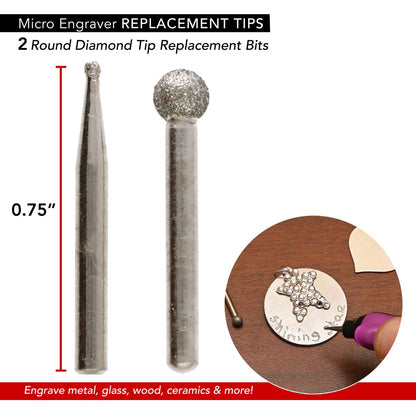Beadsmith Micro Engraver Replacement Tips - 2 pcs