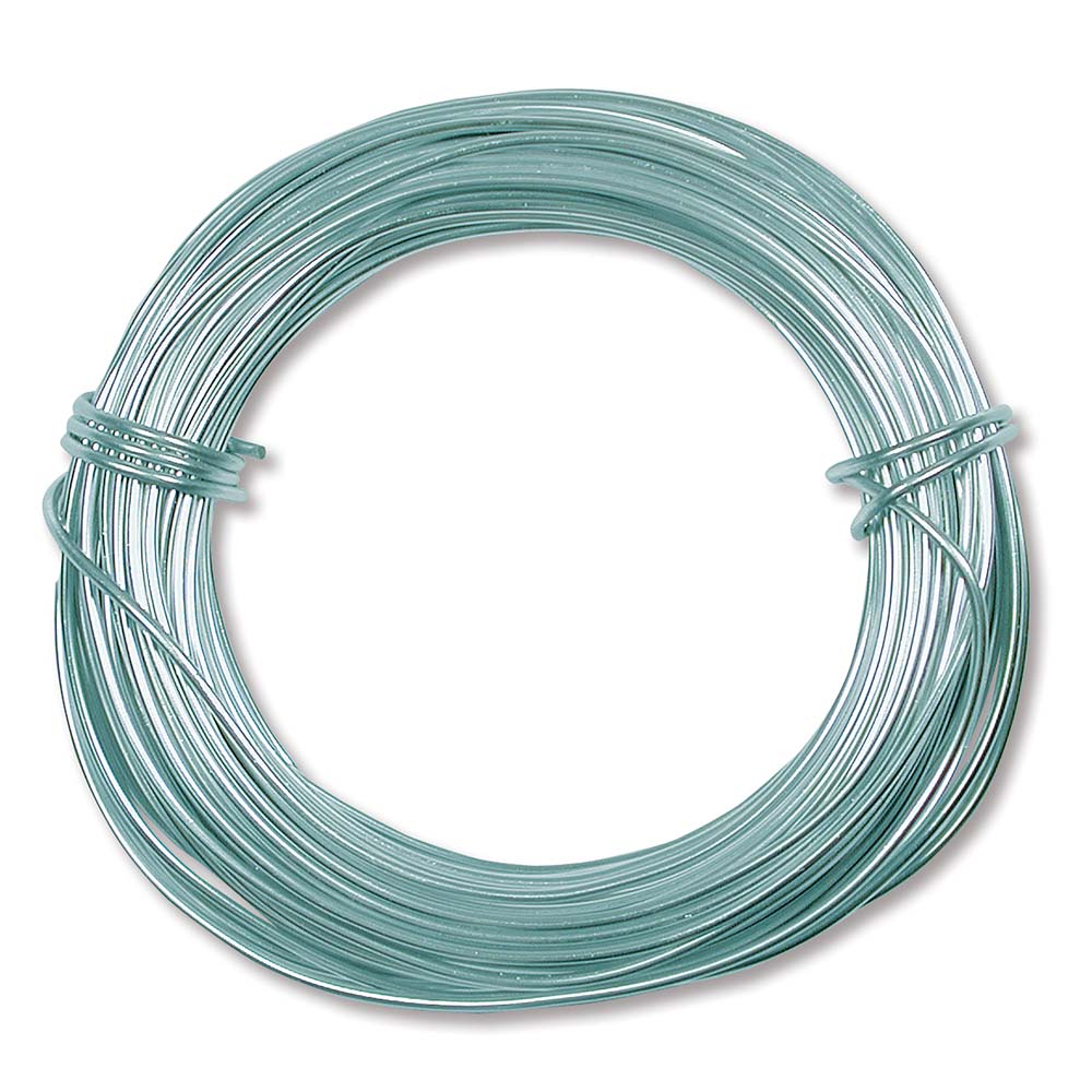 BeadSmith Peacock Aluminum Dead Soft Wire, 18 Gauge, 39 Feet
