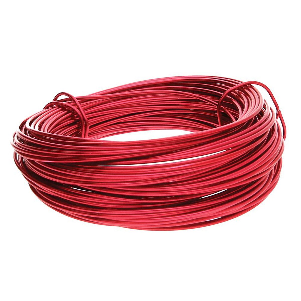 BeadSmith Red Aluminum Dead Soft Wire, 18 Gauge, 39 Feet