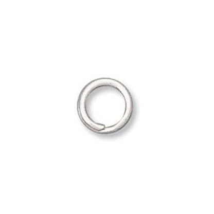 A minimalist silver open wrap ring with smooth, teardrop-shaped ends, photographed on a clean white background.