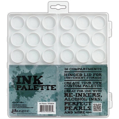 Ink palette with 36 compartments and Ranger branding
