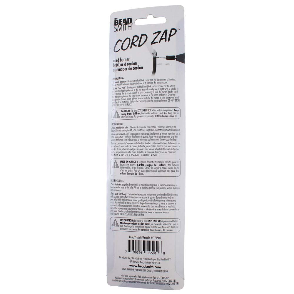 Cord Zap Instant Thread Burner Tool  to Seal Heavier Thread Ends