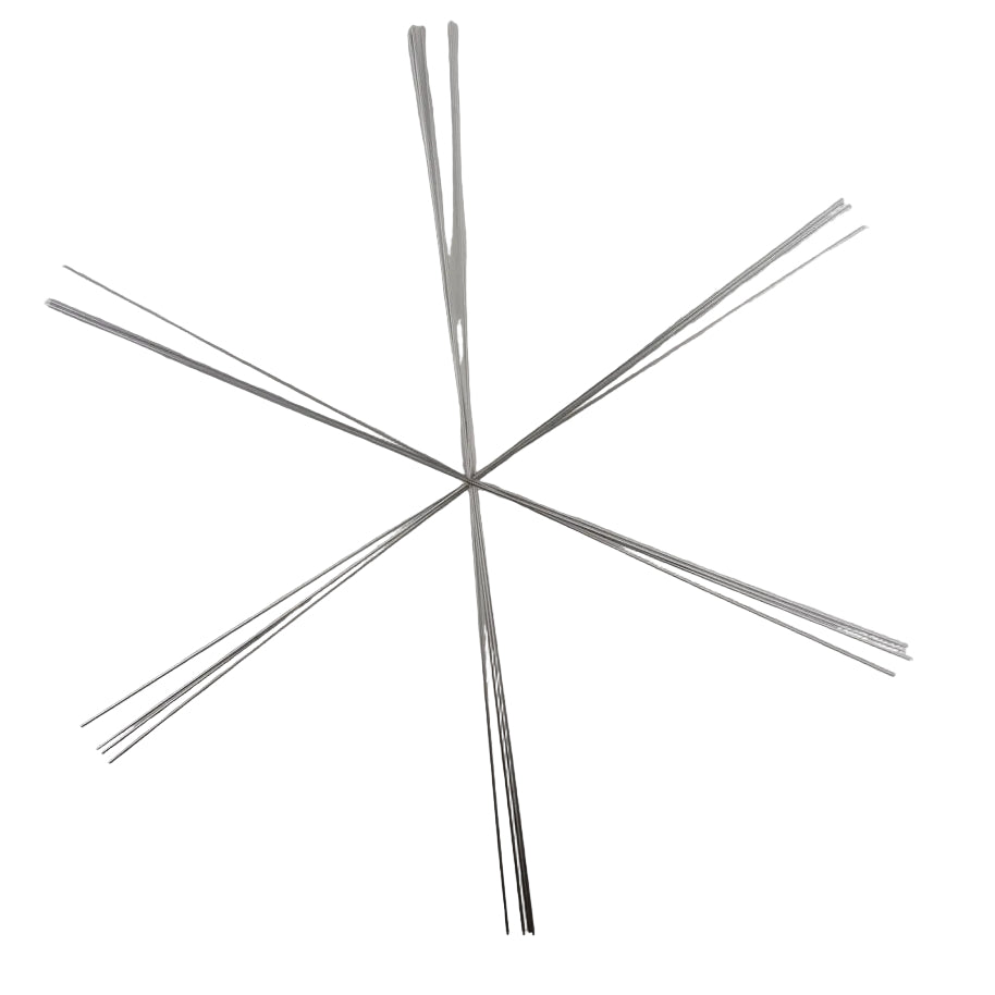 BeadSmith Snowflake Wire Forms, 9 inch, Set of 4