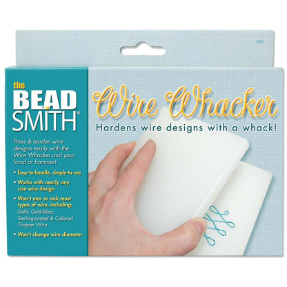 Beadsmith Wire Whacker, 4x6 Inch Boards to Flatten, Harden & Retain Wire Shapes