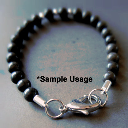 Bead Bandit, 36 Gold Plated BeadSmith 4x8mm Bead Bandits End Caps to Hide Crimp Bead OR Knot