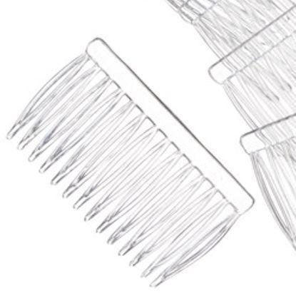 Clear Plastic Hair Combs DIY Embellishment Base — 144 pcs (1 Gross)
