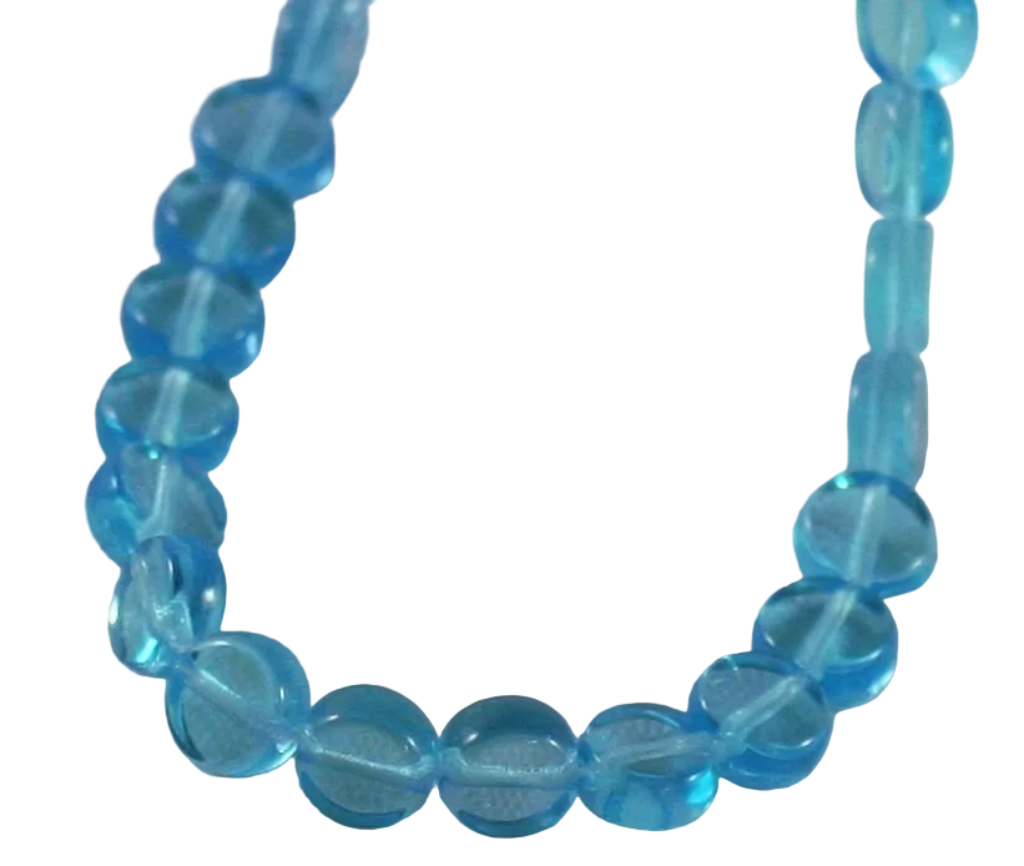 Czech Pressed Glass 6mm Flat Coin Beads — 100 pcs
