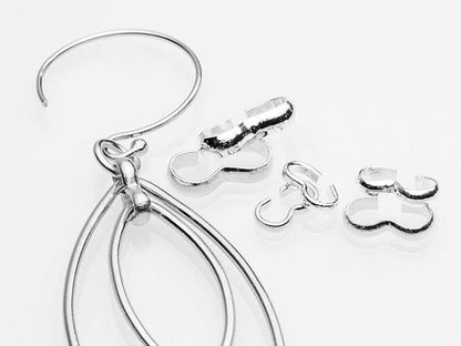 Beadalon Silver Plated Figure-8 Quick Link Connectors 3x6mm — 65 pcs (Small)
