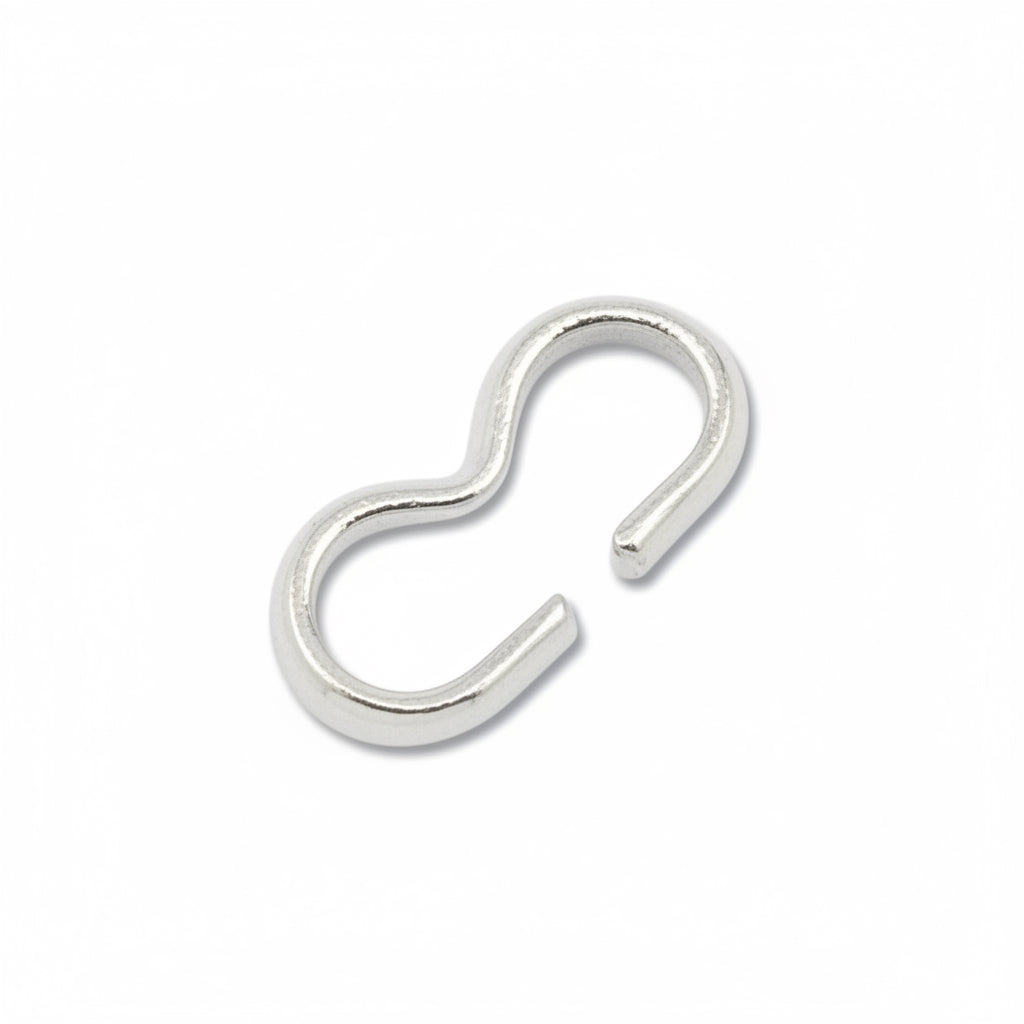 Beadalon Silver Plated Figure-8 Quick Link Connectors 4x9mm — 42 pcs (Large)