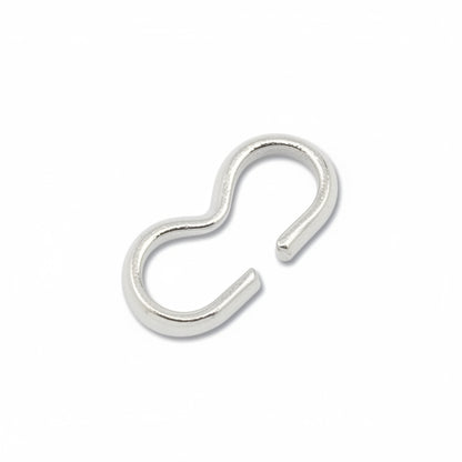 Beadalon Silver Plated Figure-8 Quick Link Connectors 4x9mm — 42 pcs (Large)