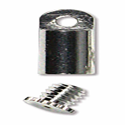 Bead Bandit, 36 Silver Plated BeadSmith 4x8mm Bead Bandits End Caps to Hide Crimp Bead OR Knot