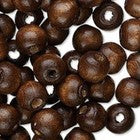 Littleleaf Boxwood Rondelle Beads, Dark Brown, 10x9mm, Large Hole, 500 pcs