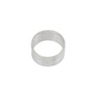 Memory Wire, Toe Ring Size, Silver Color Carbon Steel, 1/2 inch