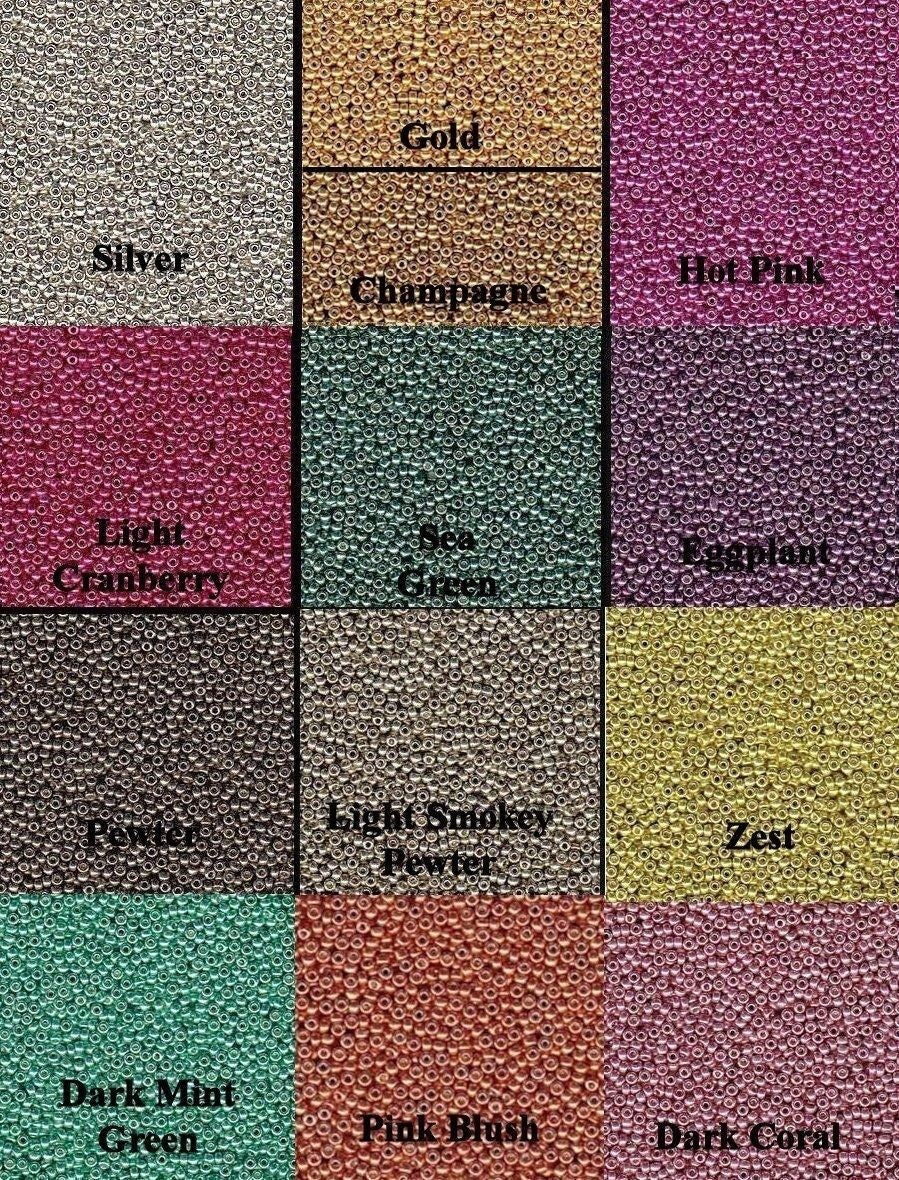Miyuki Duracoat Galvanized Seed Beads 11/0 - 23.5g Tube