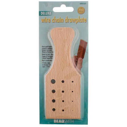 BeadSmith Deluxe Wooden Wire & Chain Drawplate