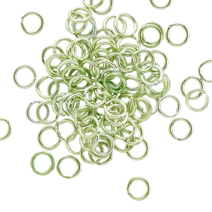 Anodized Aluminum Jump Rings 18 Gauge 6mm - 100 pcs