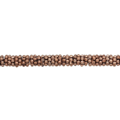 Antiqued Copper Spacer Rondelle Beads, 4x1.25mm, 50 Grams (approx. 490-500 pcs)