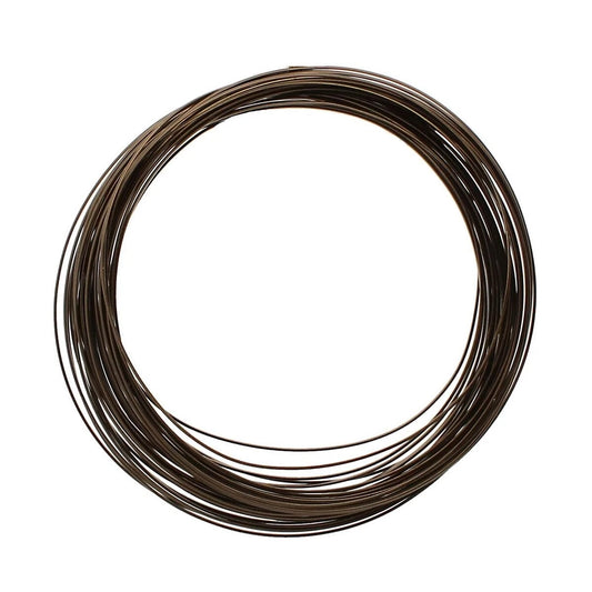 Vintage Bronze Half Round Non-Tarnish Copper Wire, 21 Gauge (0.72mm), 7 Yards