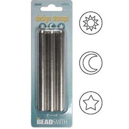 BeadSmith Steel Stamp Punch Set, 3 pcs, Choose Design