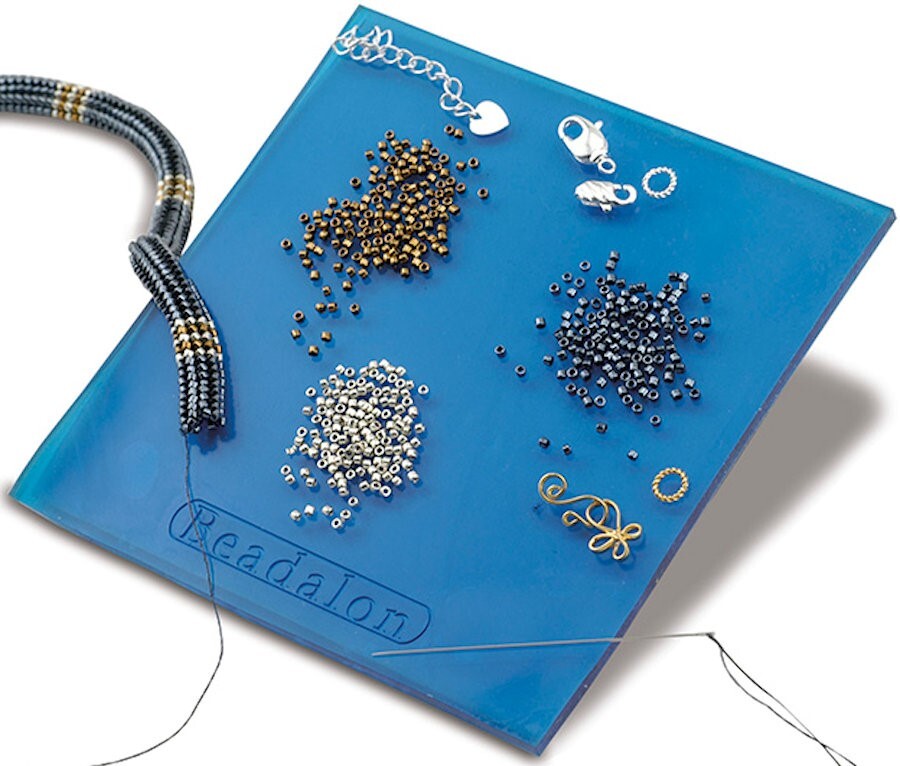 Beadalon Tacky Bead Mat, 4-1/4" Square