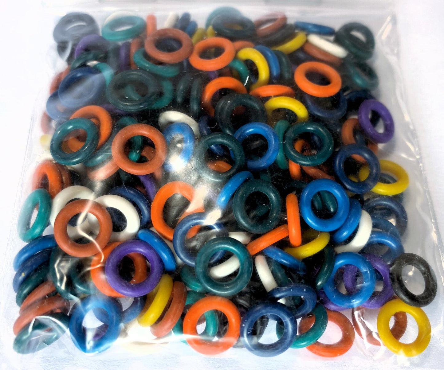 Oh! Rings 10mm Round Rubber Bead Huggers and Spacers