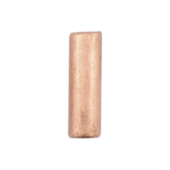 Artistic Wire Bare Copper Large Crimp Tubes, 10x3mm, 55 pcs (12 Gauge)