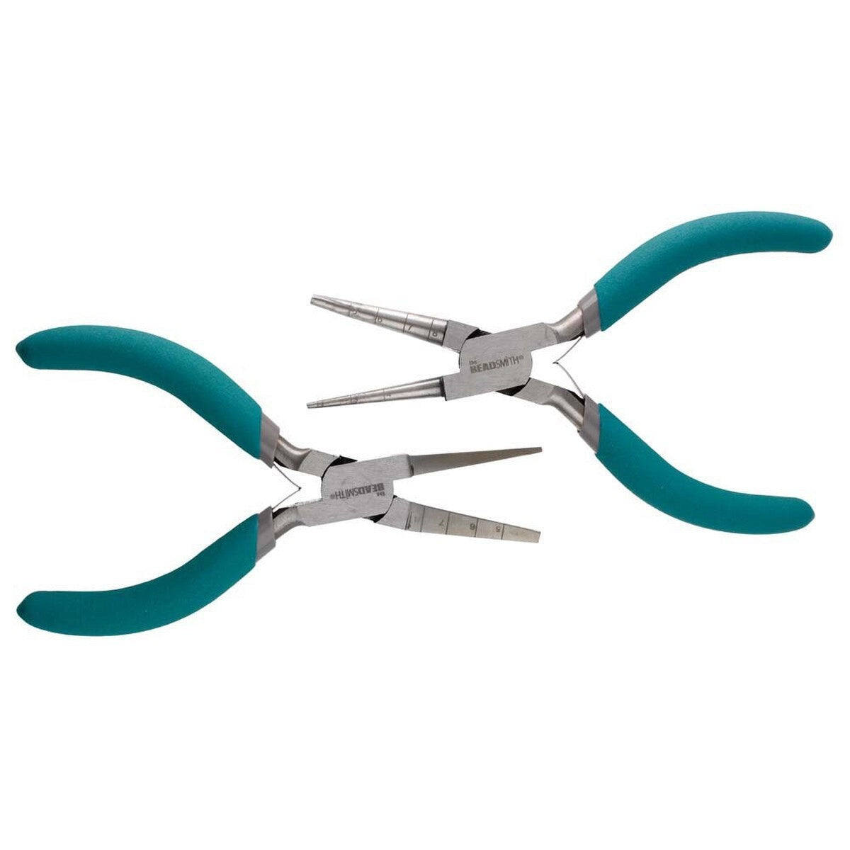BeadSmith LOOP-RITE ROUND & SQUARE Pliers to Create Loops &  Wraps (Set of 2)