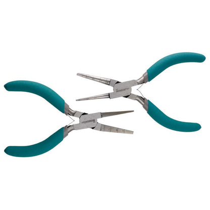 BeadSmith LOOP-RITE ROUND & SQUARE Pliers to Create Loops &  Wraps (Set of 2)