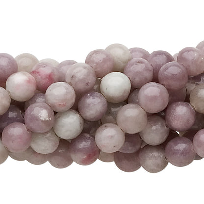 Natural Lilac Stone 6mm Round Beads, 1 Strand (approx. 67)