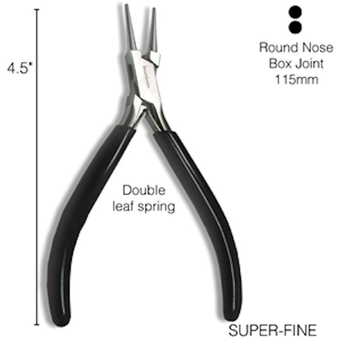 BeadSmith Super Fine Round Nose Pliers 4-3/4"