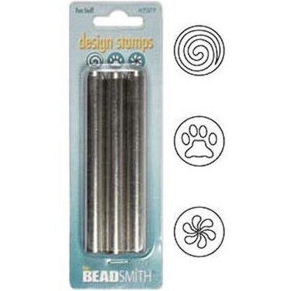 BeadSmith Steel Stamp Punch Set, 3 pcs, Choose Design