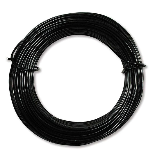 Beadsmith Black Aluminum Dead Soft Wire, 18 Gauge, 39 Fees