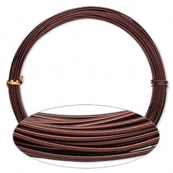 Aluminum Wire 16 Gauge 1.25mm Round, Tarnish Resistant, 45 ft – 5 Colors
