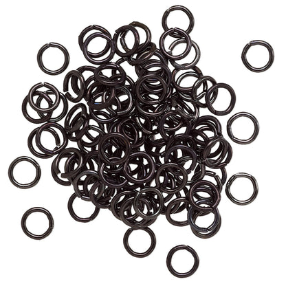 Anodized Aluminum Jump Rings 18 Gauge 6mm - 100 pcs