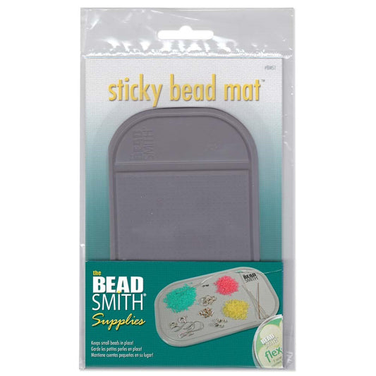 BeadSmith Small Sticky Bead Mat, 3-1/4" x 5-1/2"