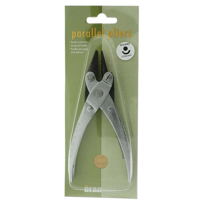 BeadSmith Round & Concave Parallel Jaw Pliers, 5-1/2 inch