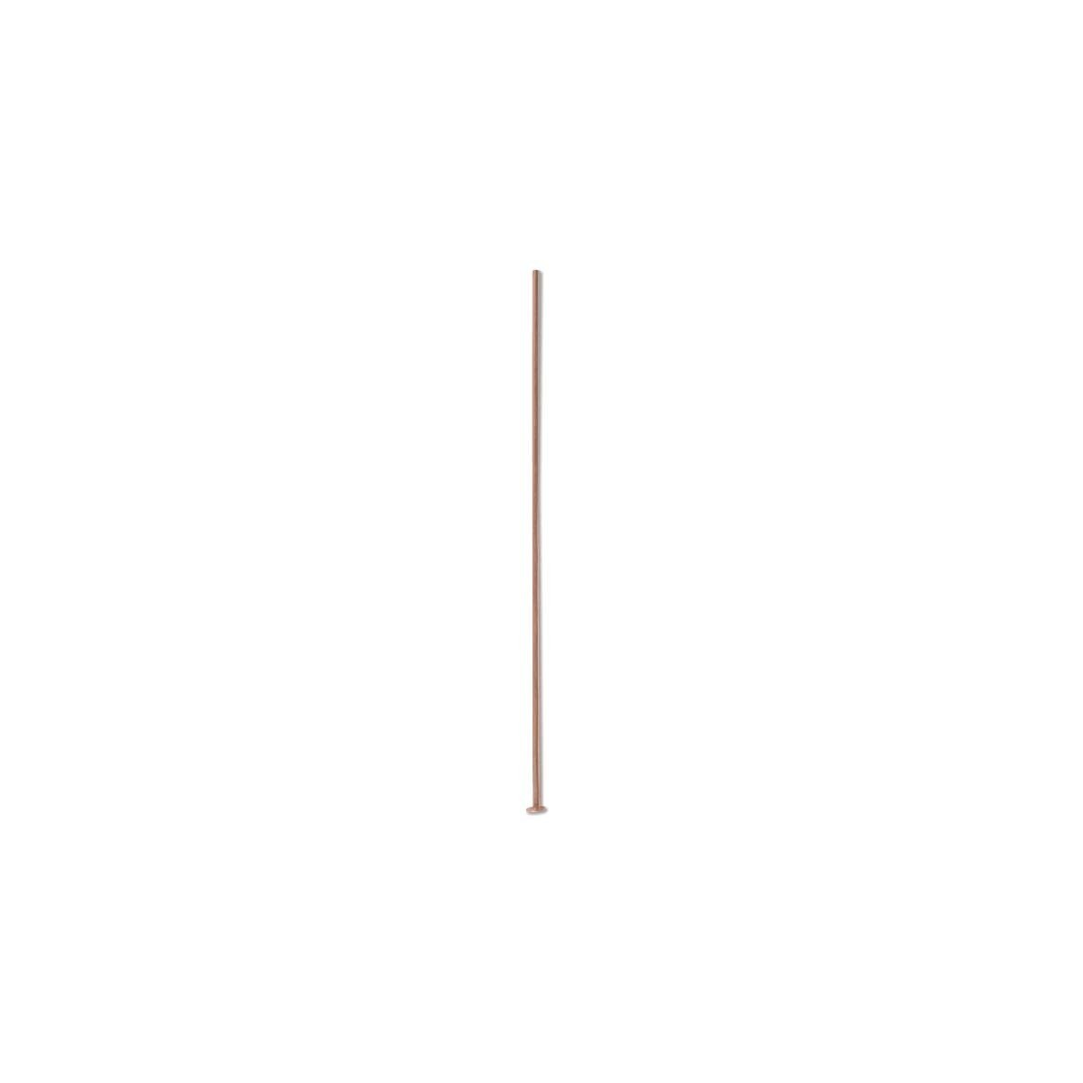 Head Pin, 144 COPPER 2 Inches Long 21 Gauge Standard Head Pins *