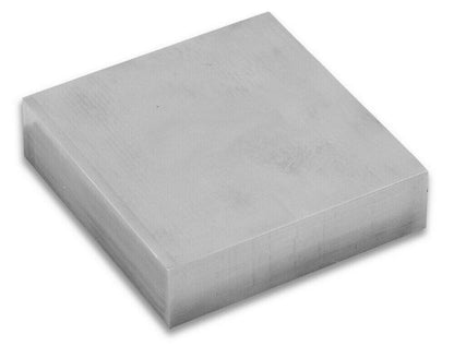 Steel Bench Block, 3 x 3 x 3/4 Inch, for Wire Forming and Metal Shaping