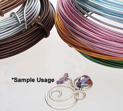 BeadSmith Anodized Aluminum Wire 12 Gauge - 39 Feet