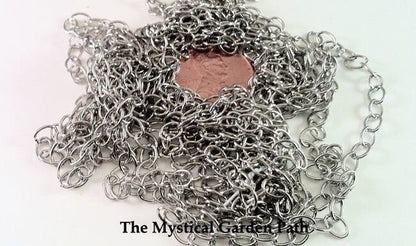 Antiqued Silver Cable Chain, 4x5mm Links, 100 inches