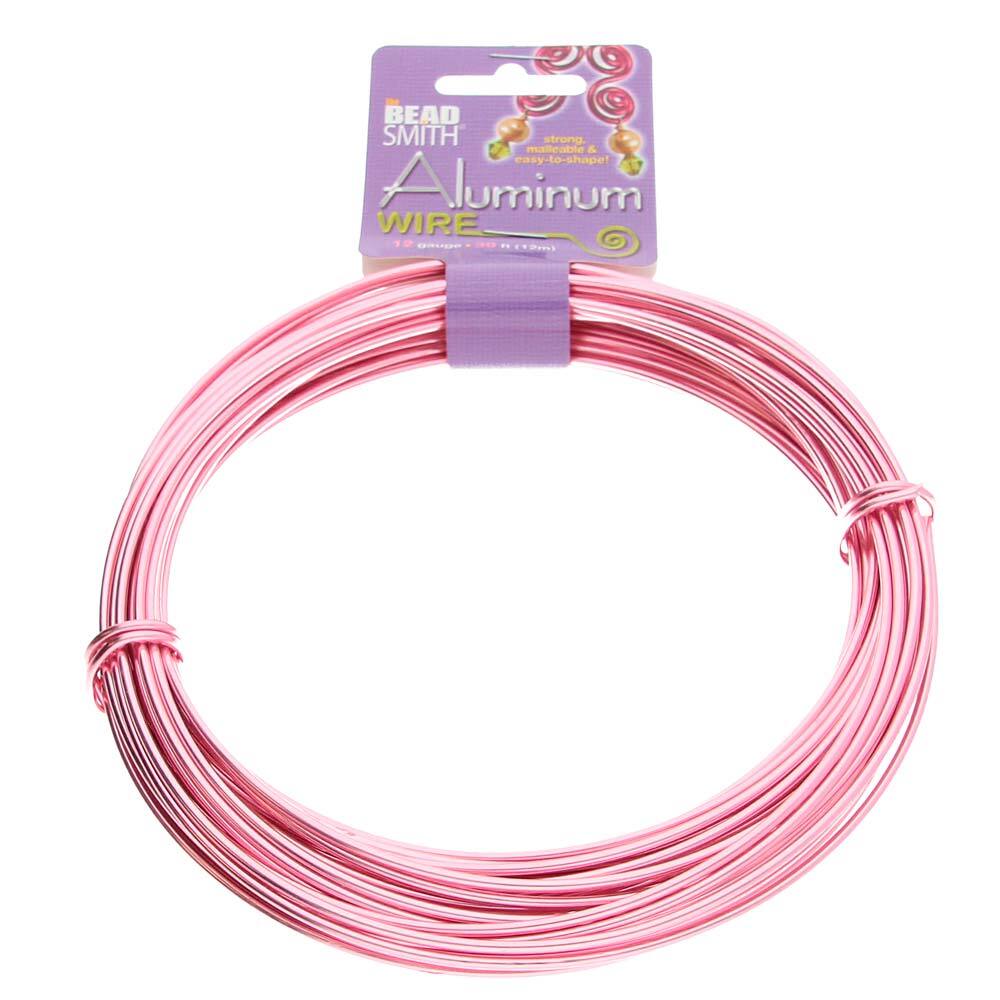 BeadSmith Anodized Aluminum Wire 12 Gauge - 39 Feet