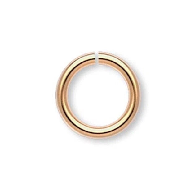 Jump Ring, Gold Plated Brass 20 Gauge 6mm Round, 1440 pcs (10 Gross)