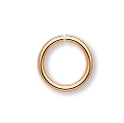 Jump Ring, Gold Plated Brass 20 Gauge 6mm Round, 1440 pcs (10 Gross)