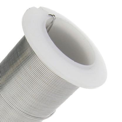 Beadsmith Tarnish Resistant Silver Round Wire, 24 Gauge, 30 Yards