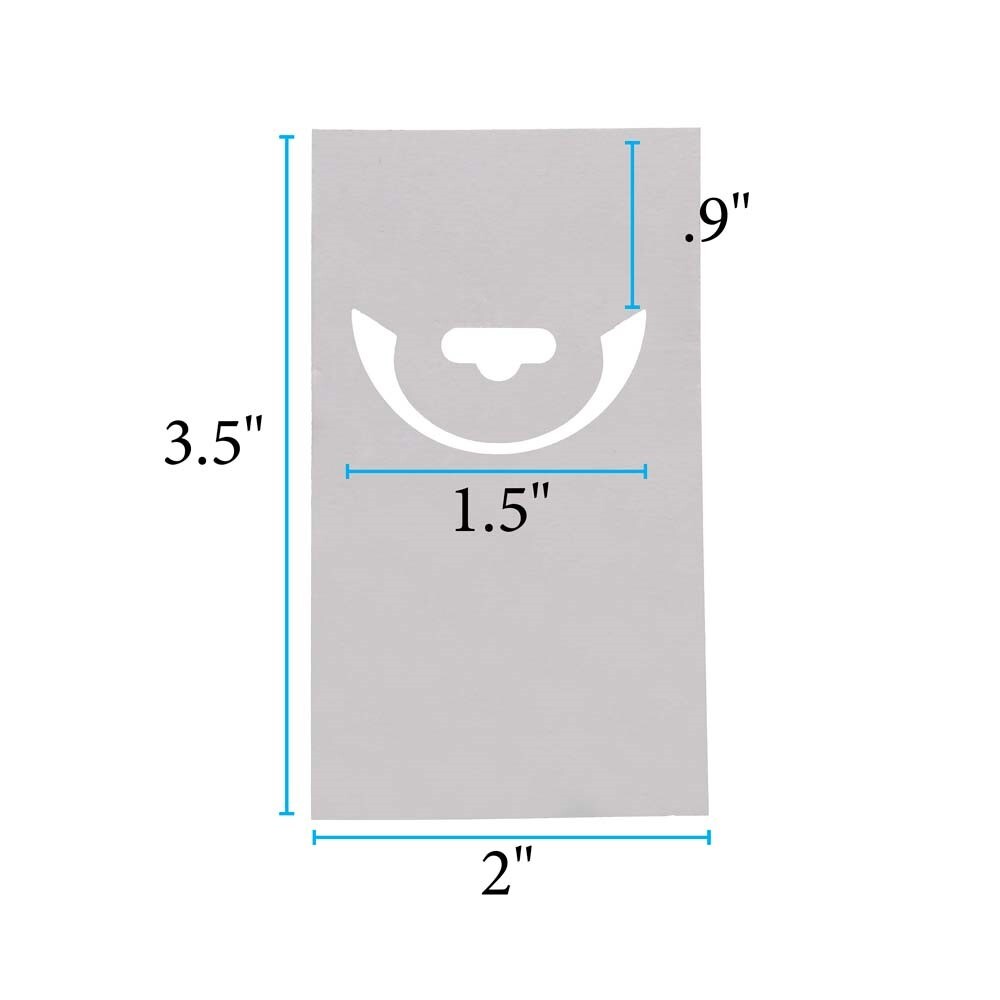 Fold-Over Hangtag Card Punch for Jewelry Display Cards
