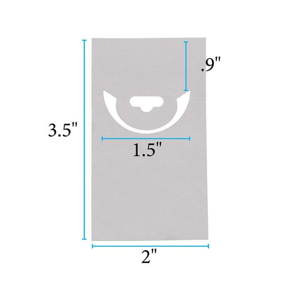 Fold-Over Hangtag Card Punch for Jewelry Display Cards