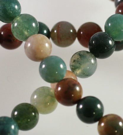 Beads, Fancy Jasper (Natural) B Grade 6mm Round, 1 Strand (approx. 67 pcs)